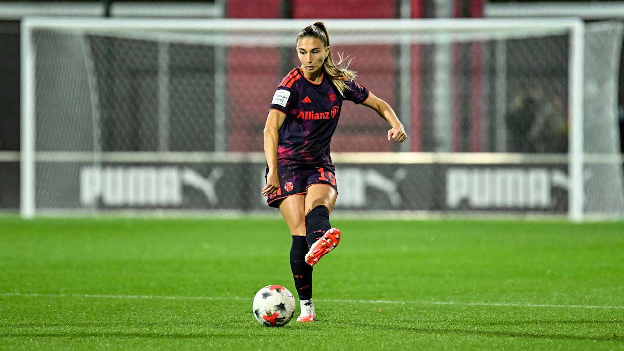 Kathi Naschenweng im Einsatz gegen RB Leipzig.