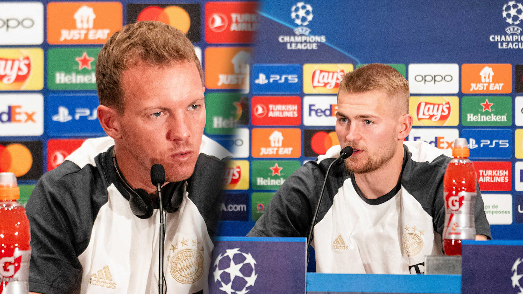 Pressekonferenz Barcelona Nagelsmann, de Ligt