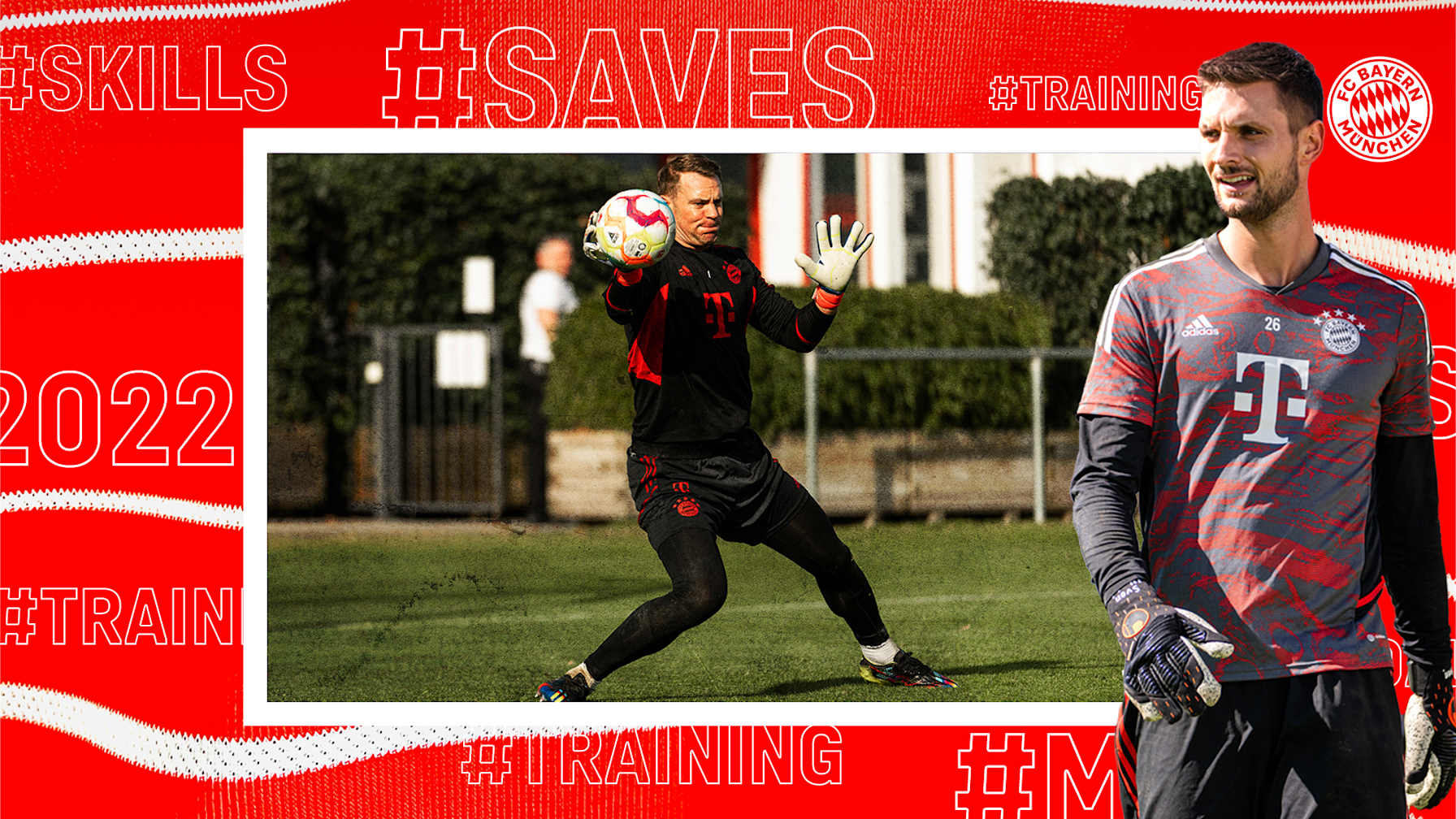 Best of FC Bayern Trainingsparaden2022