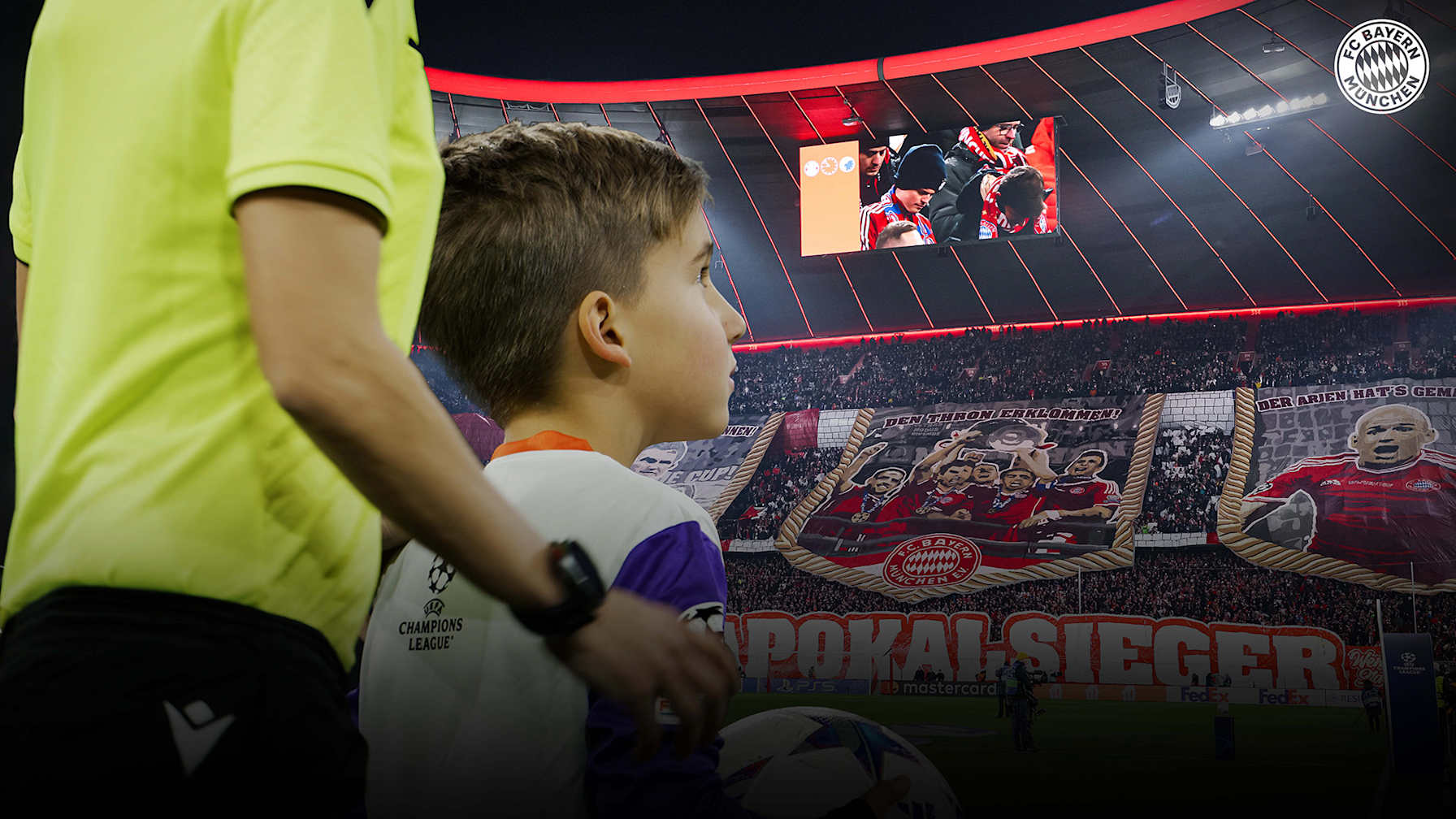 Behind the Scenes bei unserem Team beim Heimspiel gegen den FC Kopenhagen. Im Fokus: Leopold, der als Einlaufkind dabei sein durfte.