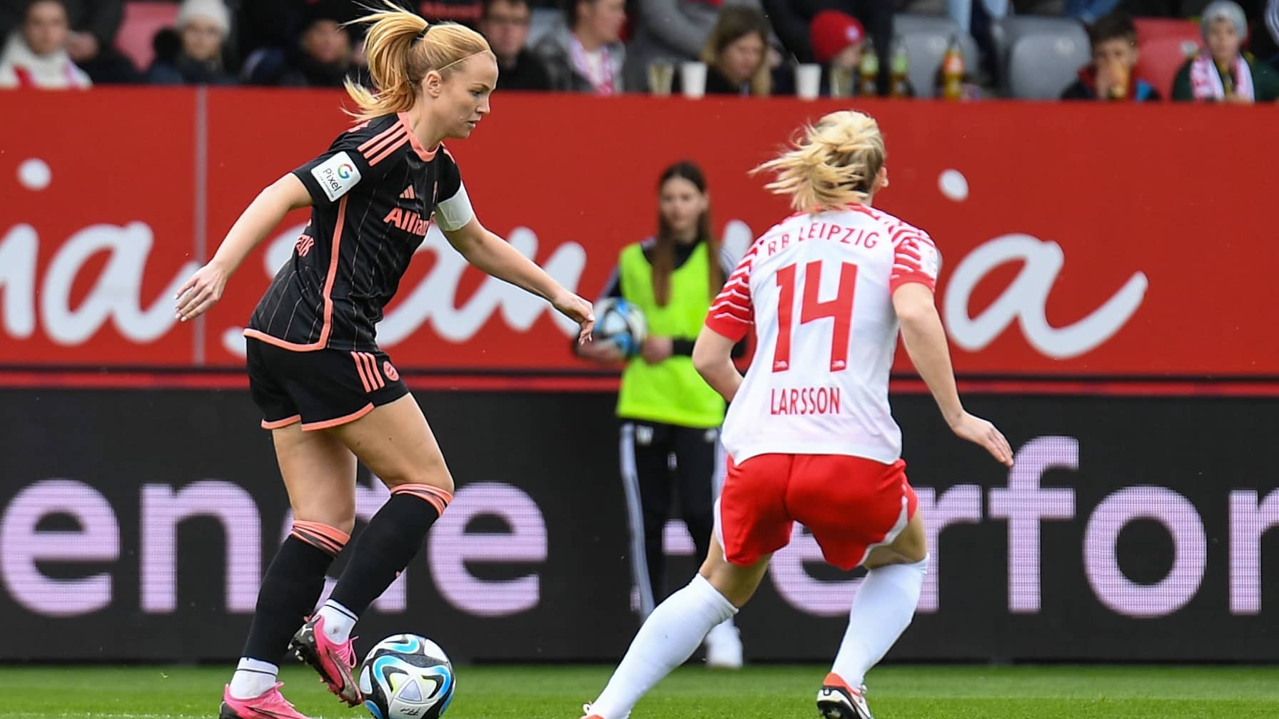 Viggosdottir nach dem Spiel gegen RB Leipzig