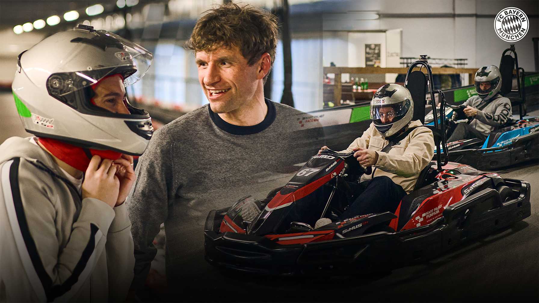 Team Event im Video: Der FC Bayern beim Bavarian Grand Prix auf der Kart-Bahn