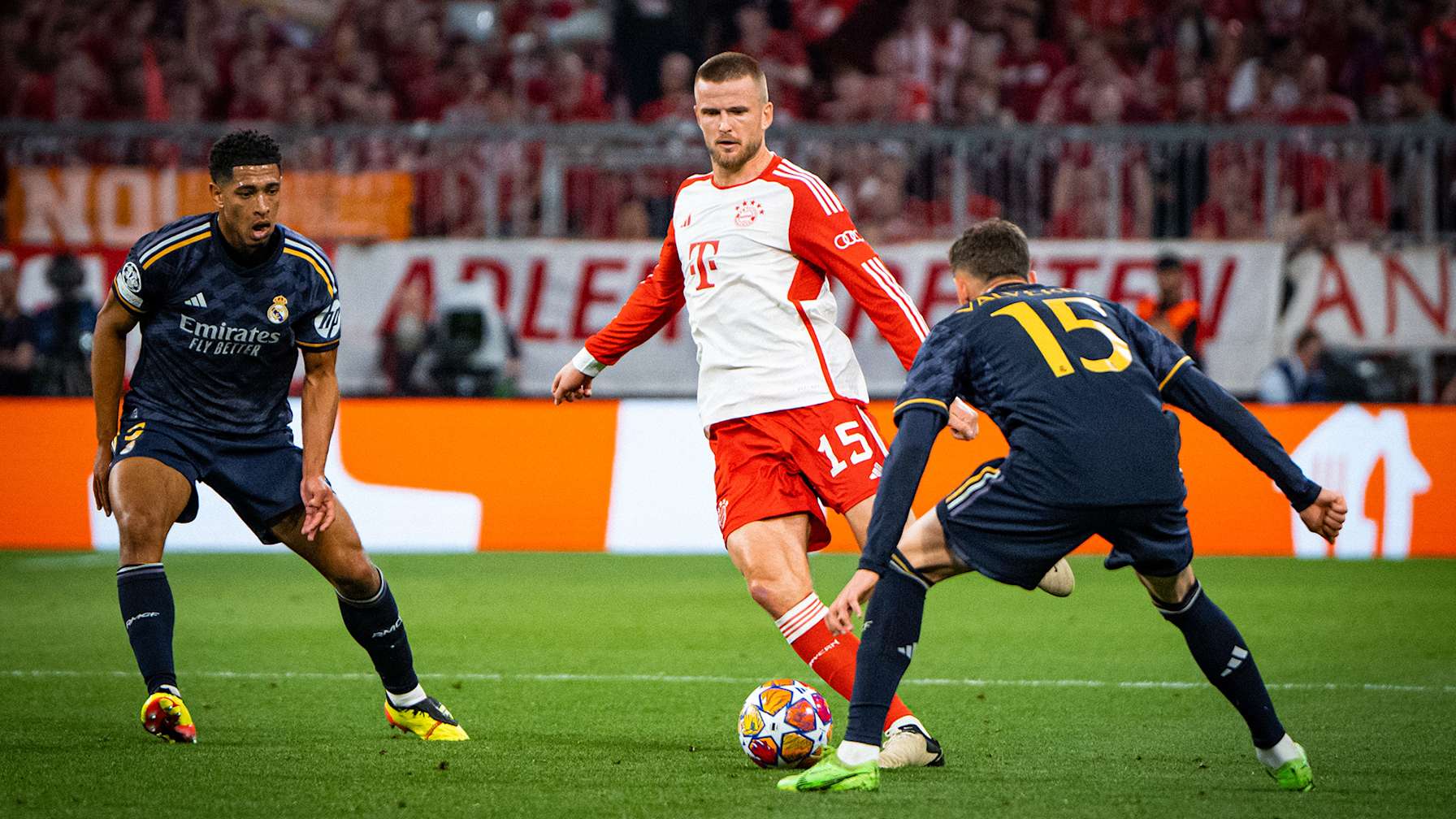 Spielszene des Champions League-Duells FC Bayern vs. Real Madrid