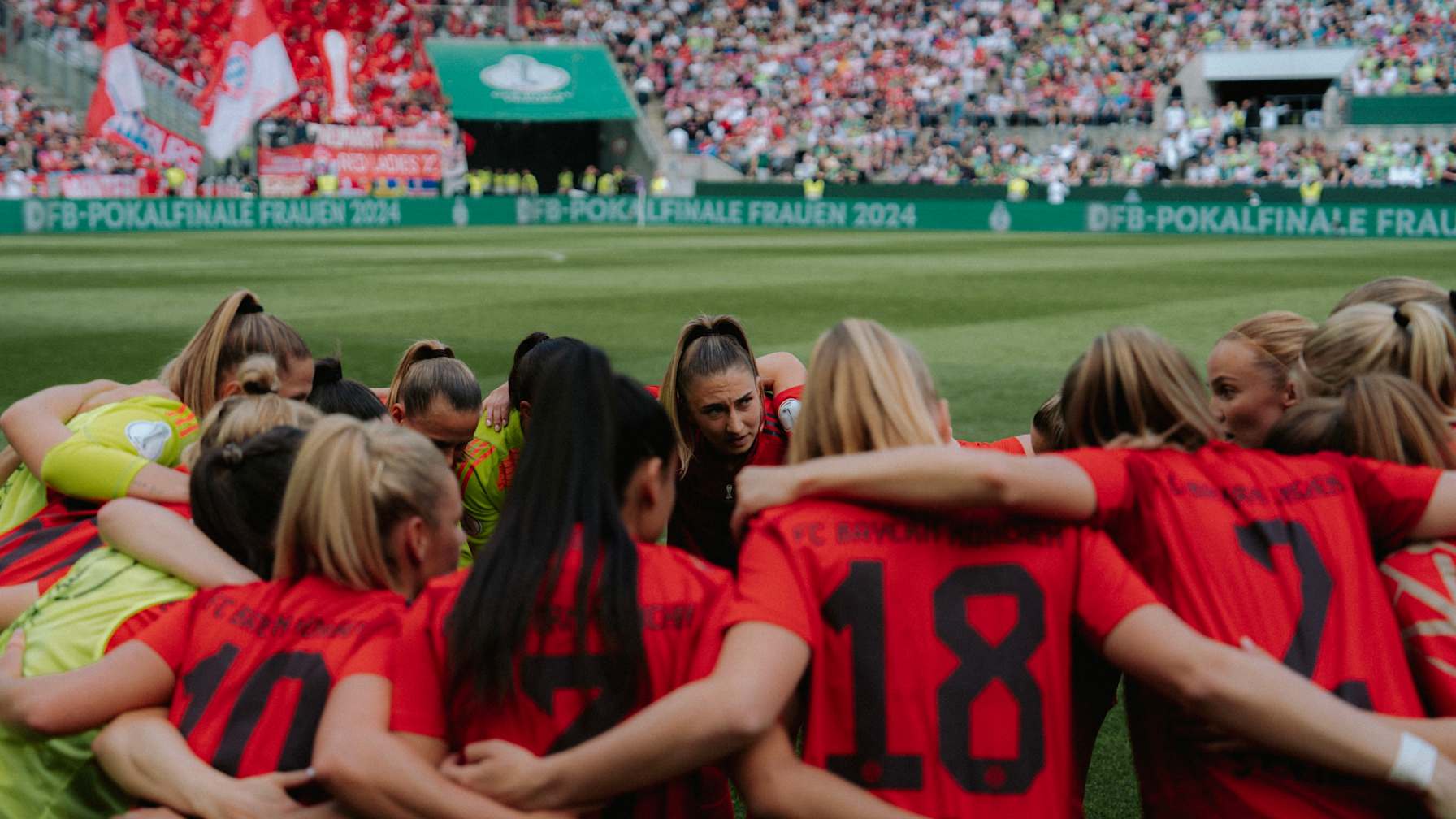 Behind the Scenes beim DFB-Pokalfinale der FC Bayern Frauen