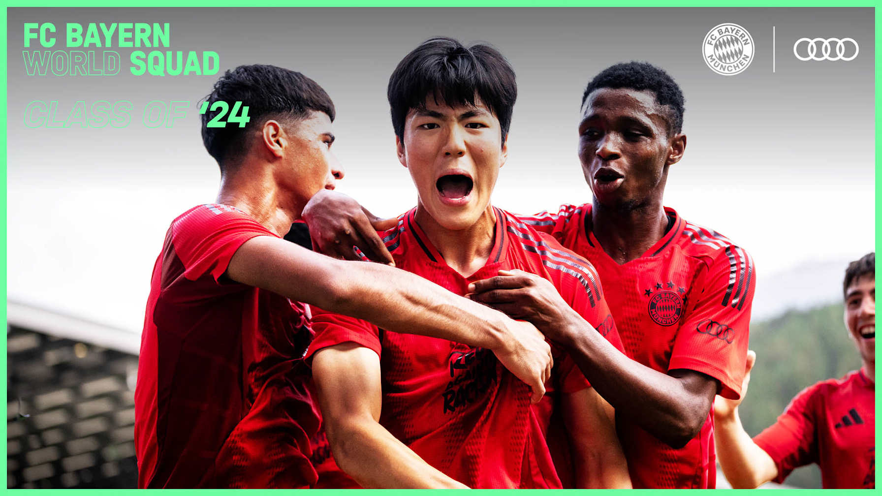 Titelbild der siebten Episode zur Dokumentation über die FC Bayern World Squad 2024