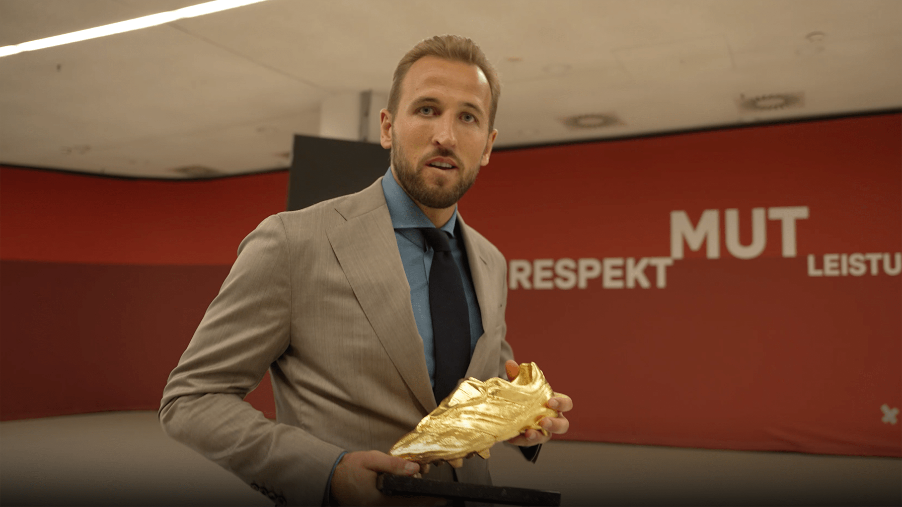 Harry Kane erhielt am Dienstag den Goldenen Schuh