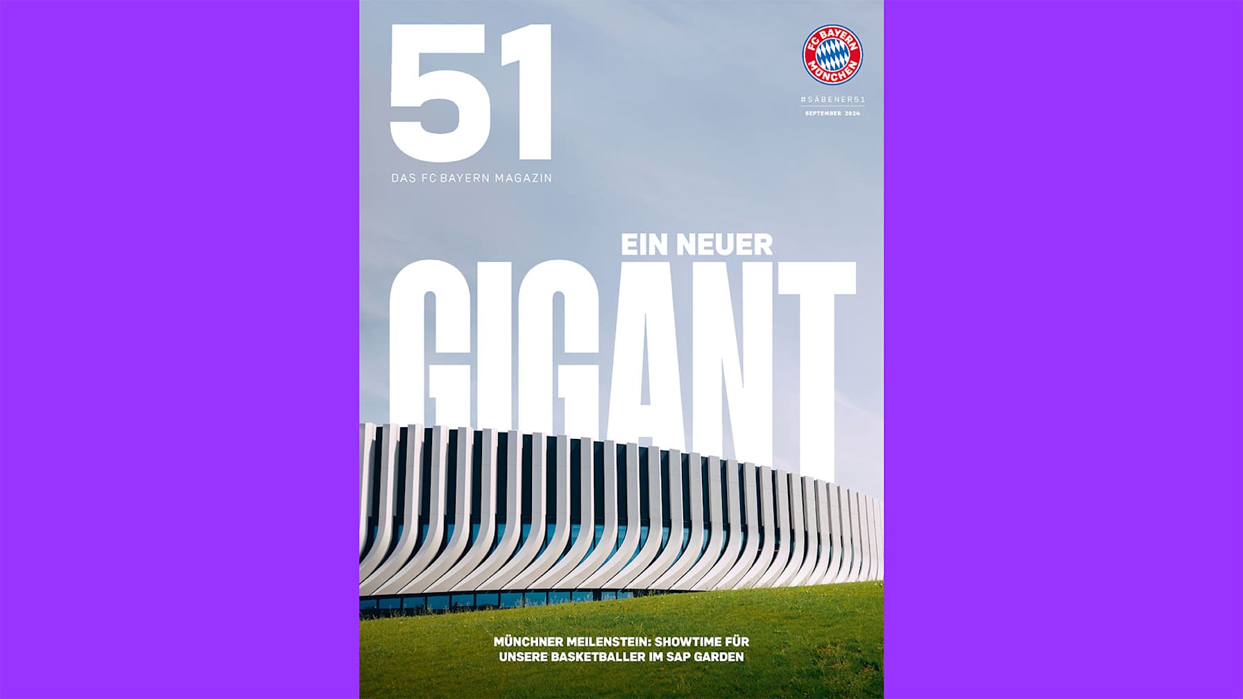 Cover des FC Bayern Magazin 51 September 2024
