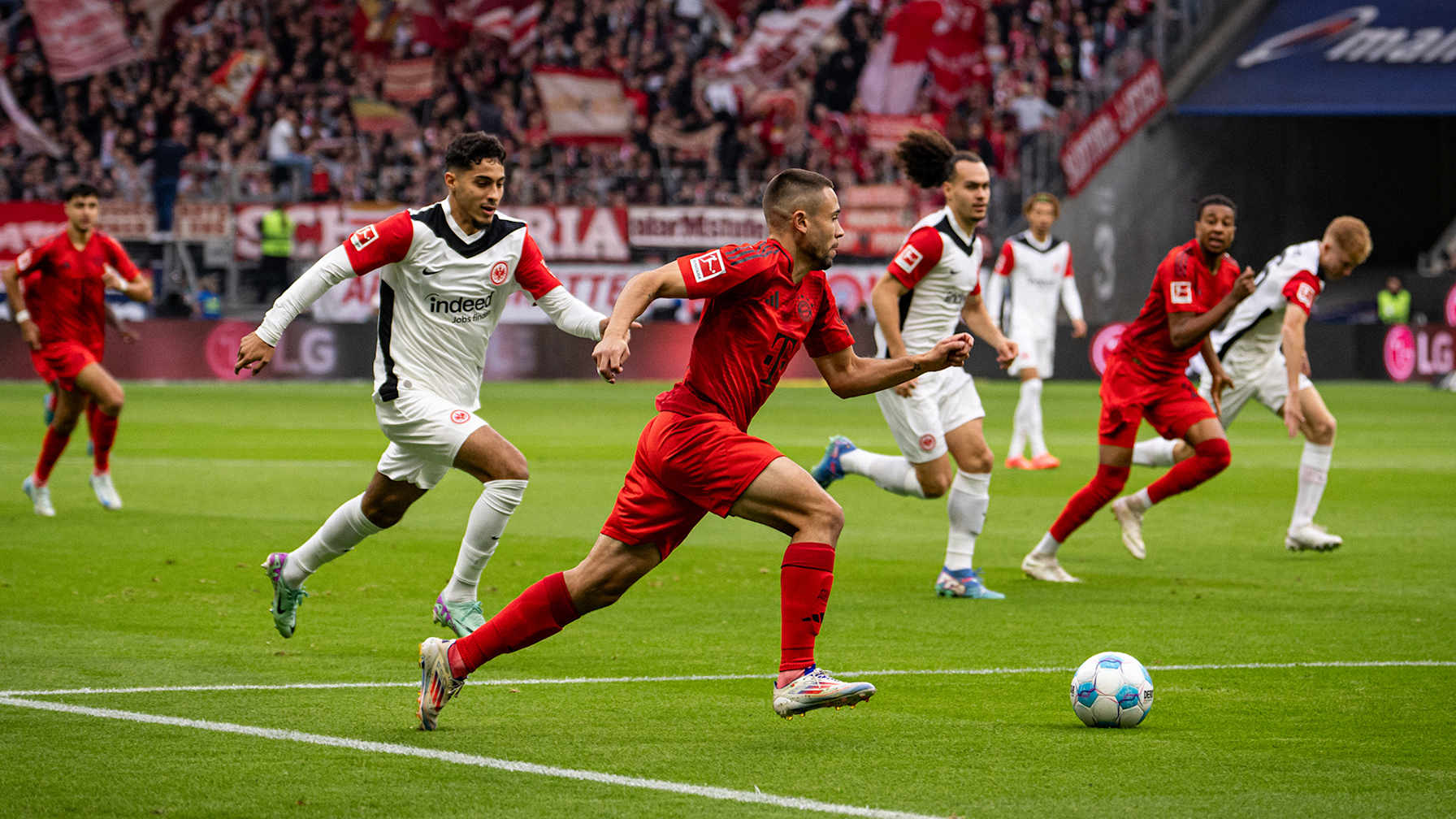 Scene from Bundesliga match Eintracht Frankfurt vs. FC Bayern