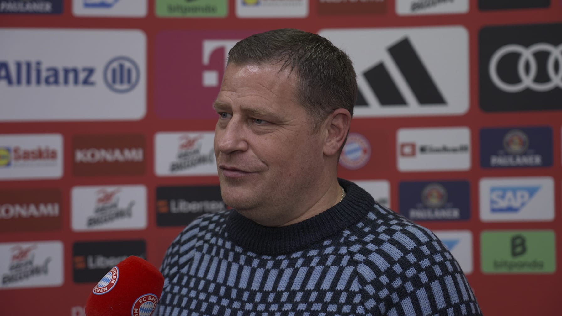 Max Eberl im Interview nach dem Bundesliga-Spiel gegen den 1. FC Heidenheim