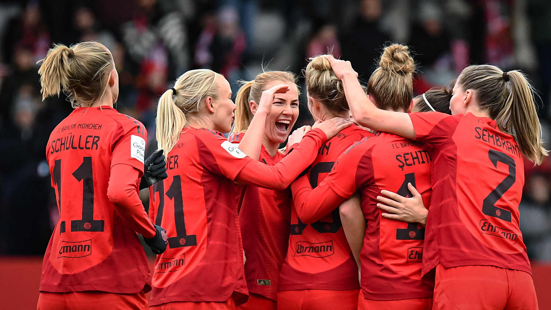 Pernille Harder, im Heimspiel der FC Bayern Frauen gegen Turbine Potsdam