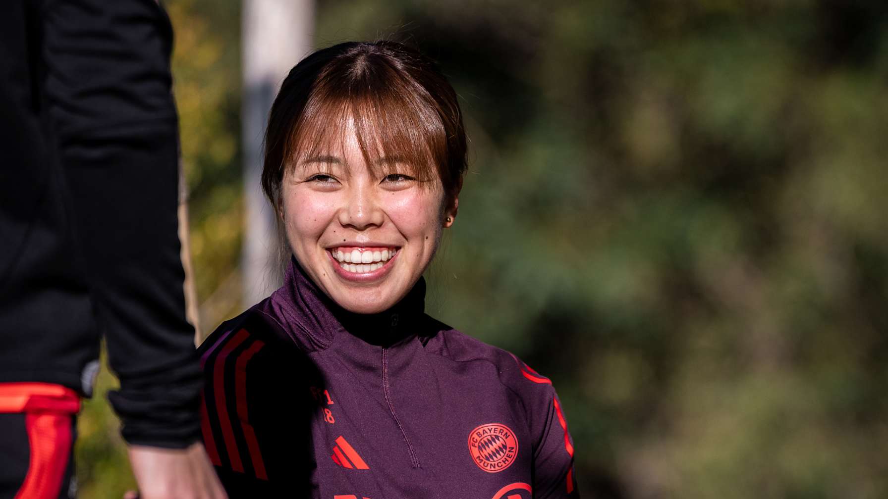Neuzugang der FC Bayern Frauen Momoko Tanikawa im Trainingslager