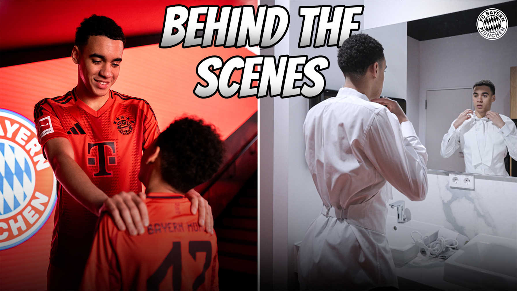 Im Video: Behind the Scenes bei der Vertragsverlängerung von Jamal Musiala