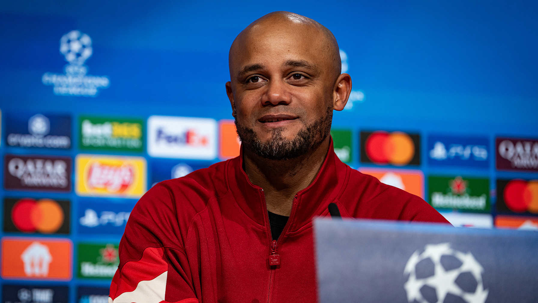 Vincent Kompany press conference Bayer Leverkusen