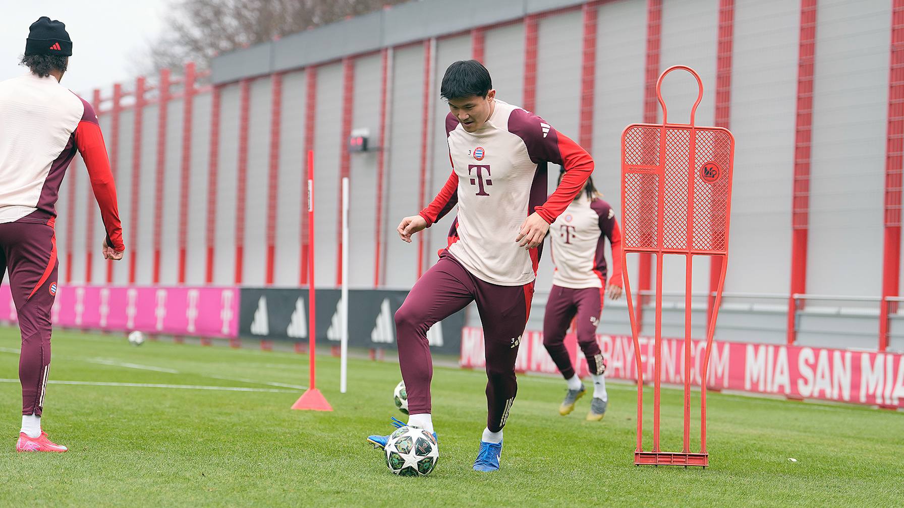 Training des FC Bayern vor dem Champions League-Spiel gegen Bayer Leverkusen