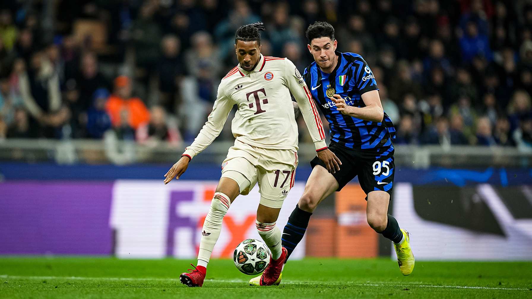 Scene from Inter Milan vs. FC Bayern