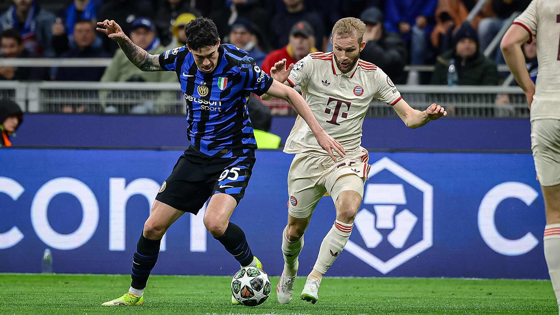 Spielszene aus der Partie Inter Mailand gegen FC Bayern