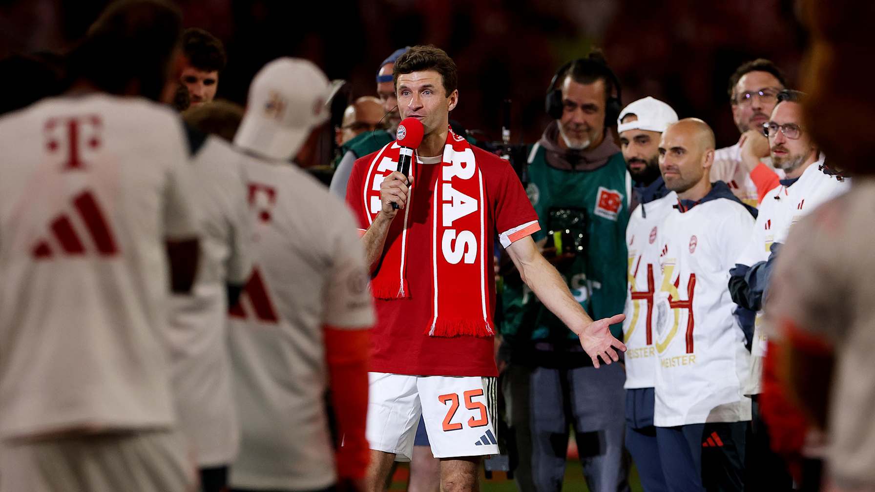 Thomas Müller speech Allianz Arena