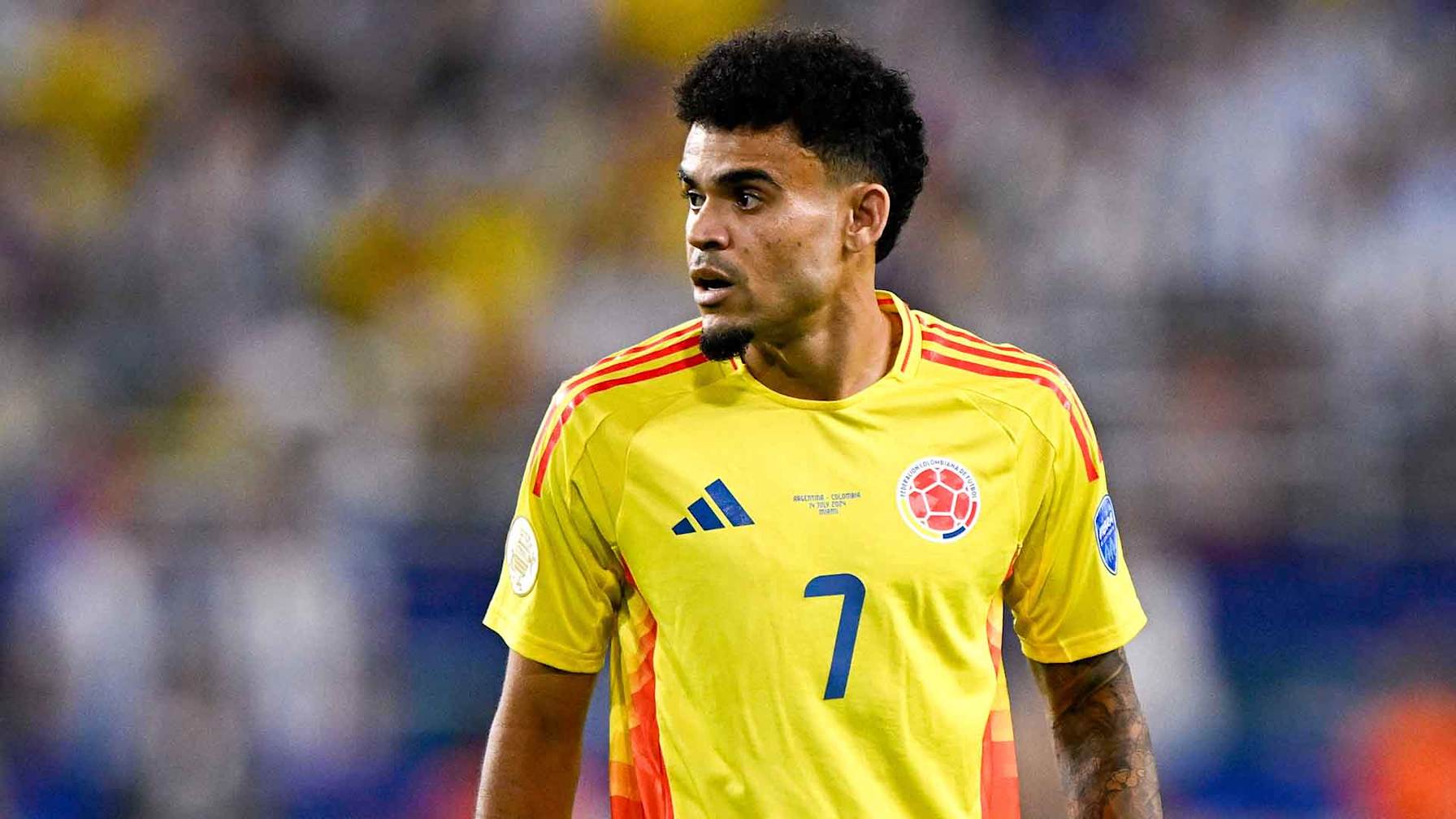 Luis Diaz im Trikot der kolumbianischen Nationalmannschaft