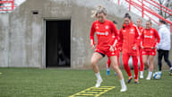 Linda Sembrant at training session.