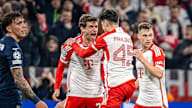 Spielszene aus dem Champions League-Achtelfinale FC Bayern gegen Lazio Rom
