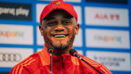 Vincent Kompany in FC Bayern training