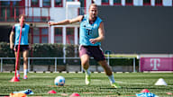 Harry Kane in FC Bayern training at Säbener Straße