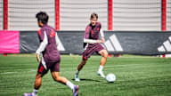 Gabriel Marusic im Training der FC Bayern Amateure vor dem Regionalliga-Spiel gegen den TSV Aubstadt.