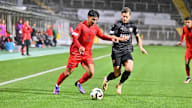 Angelo Brückner, im Spiel der FC Bayern Amateure gegen den TSV Buchbach