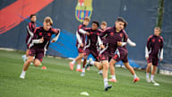 Felipe Chávez im Training der FC Bayern U19.