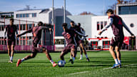 Kingsley Coman im Training des FC Bayern
