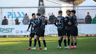 Jubel der FC Bayern Amateure gegen Aschaffenburg