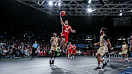 Der FC Bayern Basketball und Kevin Yebo stehen nach dem Sieg gegen Vechta im BBL Top Four.