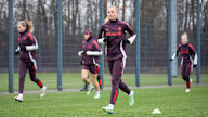Captain Glódís Viggósdóttir in training for FC Bayern Women