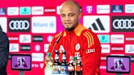 Vincent Kompany im Pressetalk vor dem Spiel gegen Leipzig
