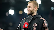Konrad Laimer after FC Bayern's friendly at FC Red Bull Salzburg