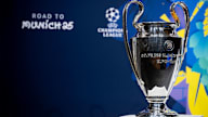 Henkelpott UEFA Champions League vor blauem Hintergrund