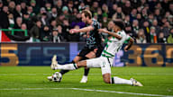 Szene der Partie Celtic Glasgow - FC Bayern in der Champions League
