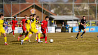 Davide Dell'Erba im Spiel der FC Bayern Amateure bei der DJK Vilzing.