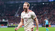 Harry Kane celebra en Leverkusen