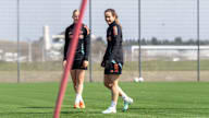 Tuva Hansen FC Bayern Women training