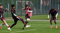 Training der FC Bayern U17 vor dem Heimspiel gegen Nürnberg.