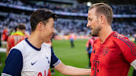 Harry Kane schießt in einem Testspiel gegen Tottenham aufs Tor.