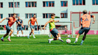 Tom Bischof in training at Säbener Straße