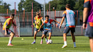 Jussef Nasrawe im Training der FC Bayern Amateure.