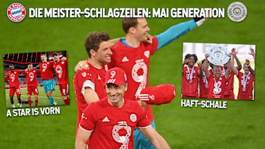 Meisterfeier-Schlagzeilen
