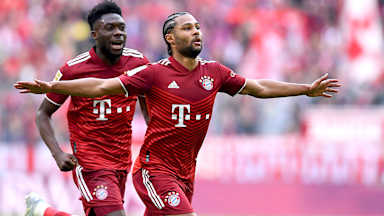 Serge Gnabry es el autor del gol del mes de abril de 2022 del FC Bayern