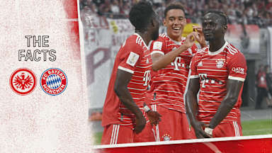 Facts and stats on Bundesliga match between Eintracht Frankfurt and FC Bayern