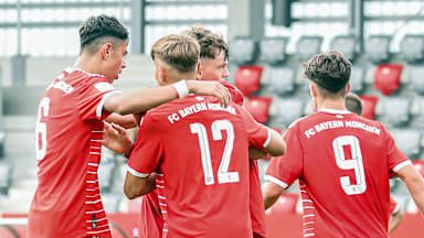 FC Bayern U19, Jubel, Paul Wanner