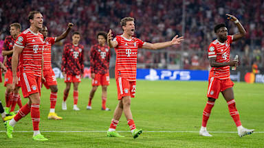Jubel Thomas Müller FC Bayern