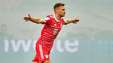 Joshua Kimmich ist Schütze des FC Bayern Tor des Monats August 2022